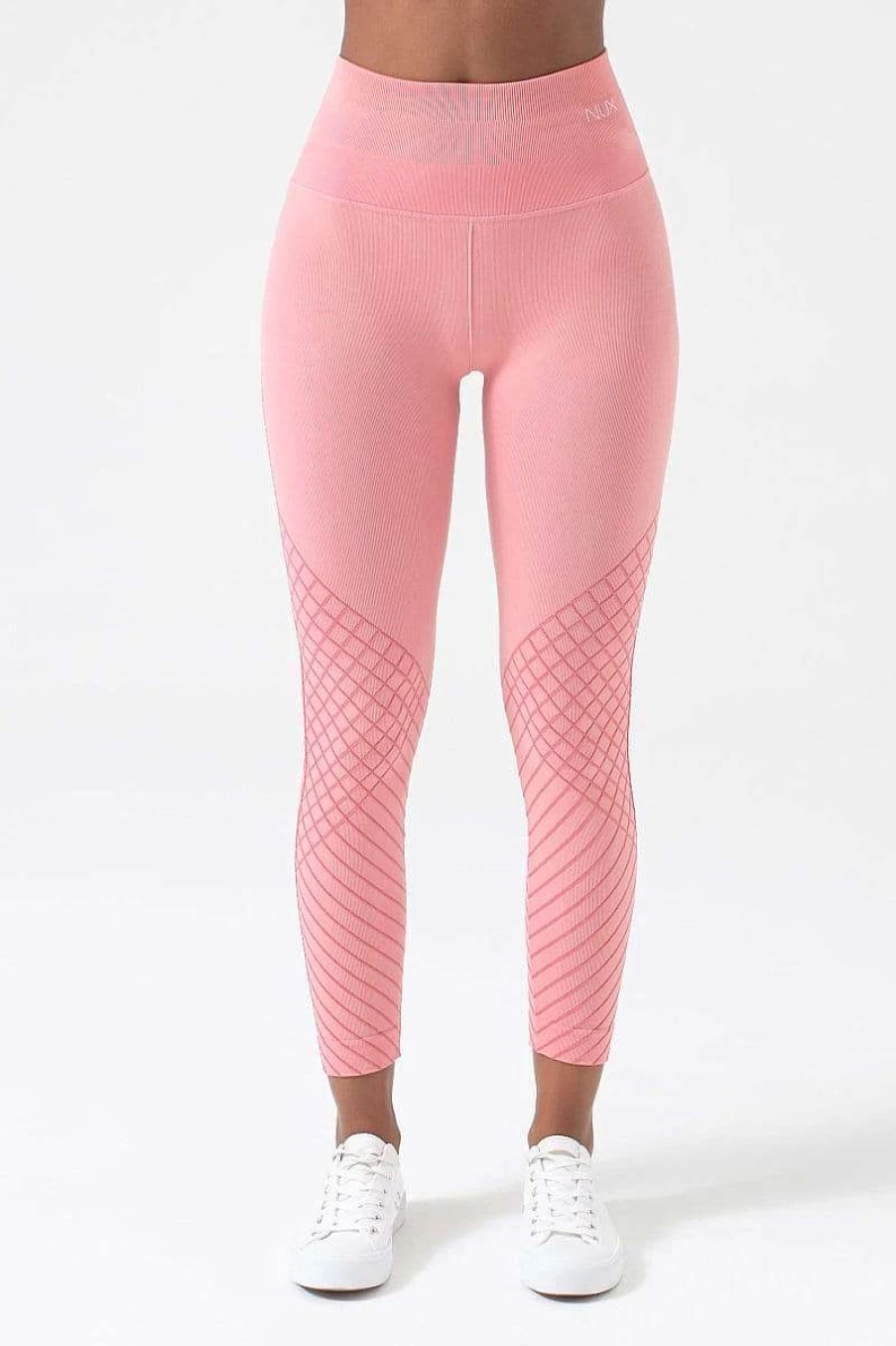 NUX Women's High-Waisted Line Legging - Tummy Control Yoga Pants for Workout & Comfort