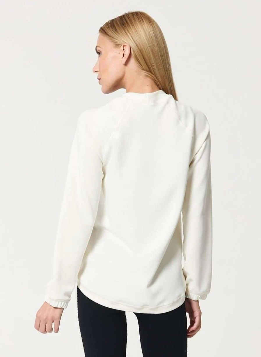 NUX Women's Sleek Fabric Long Sleeve Top - Comfortable & Stylish Casual Shirt