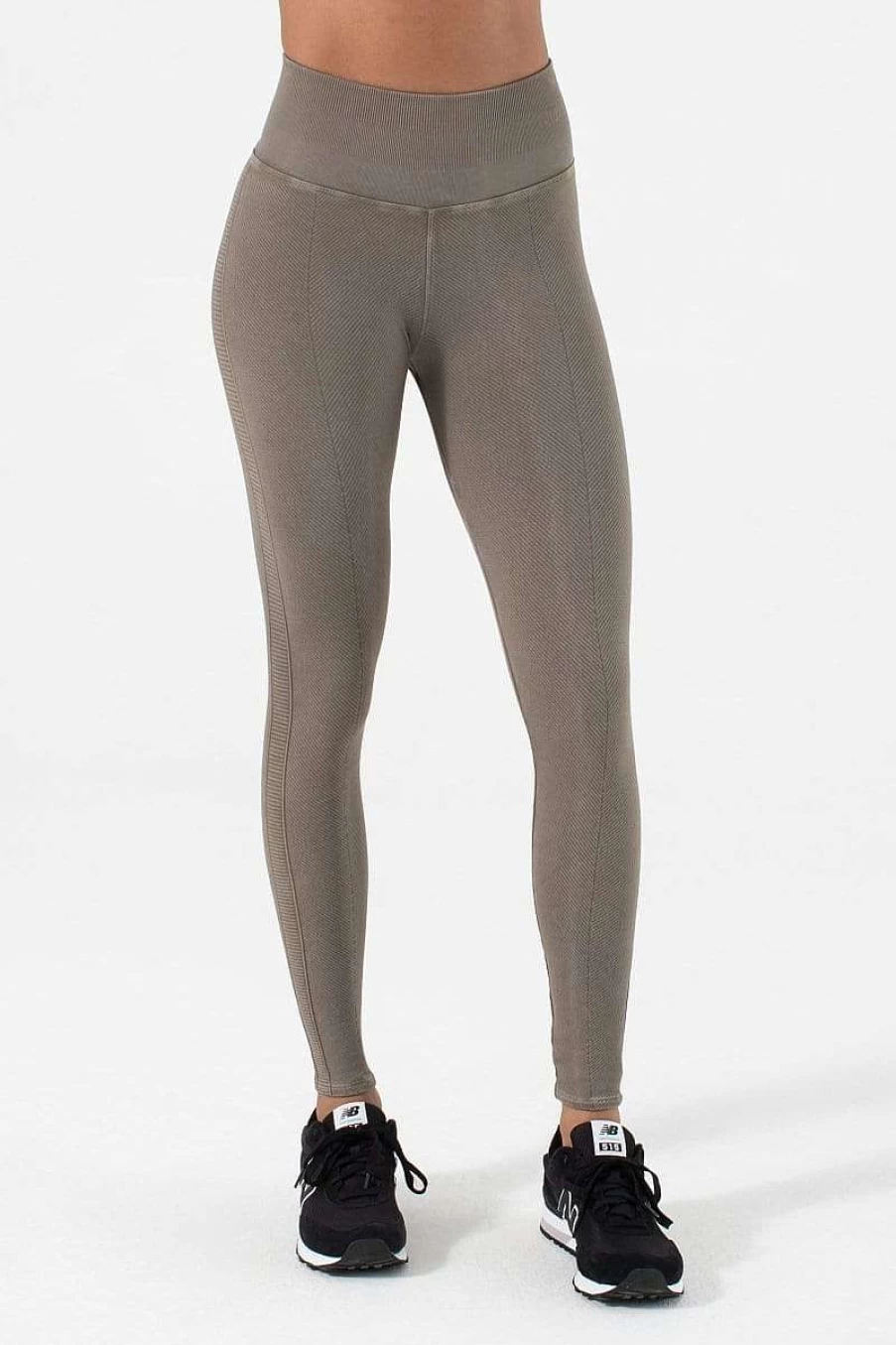NUX Women's Brown Restore Leggings - High Waisted Tummy Control Workout Yoga Pants