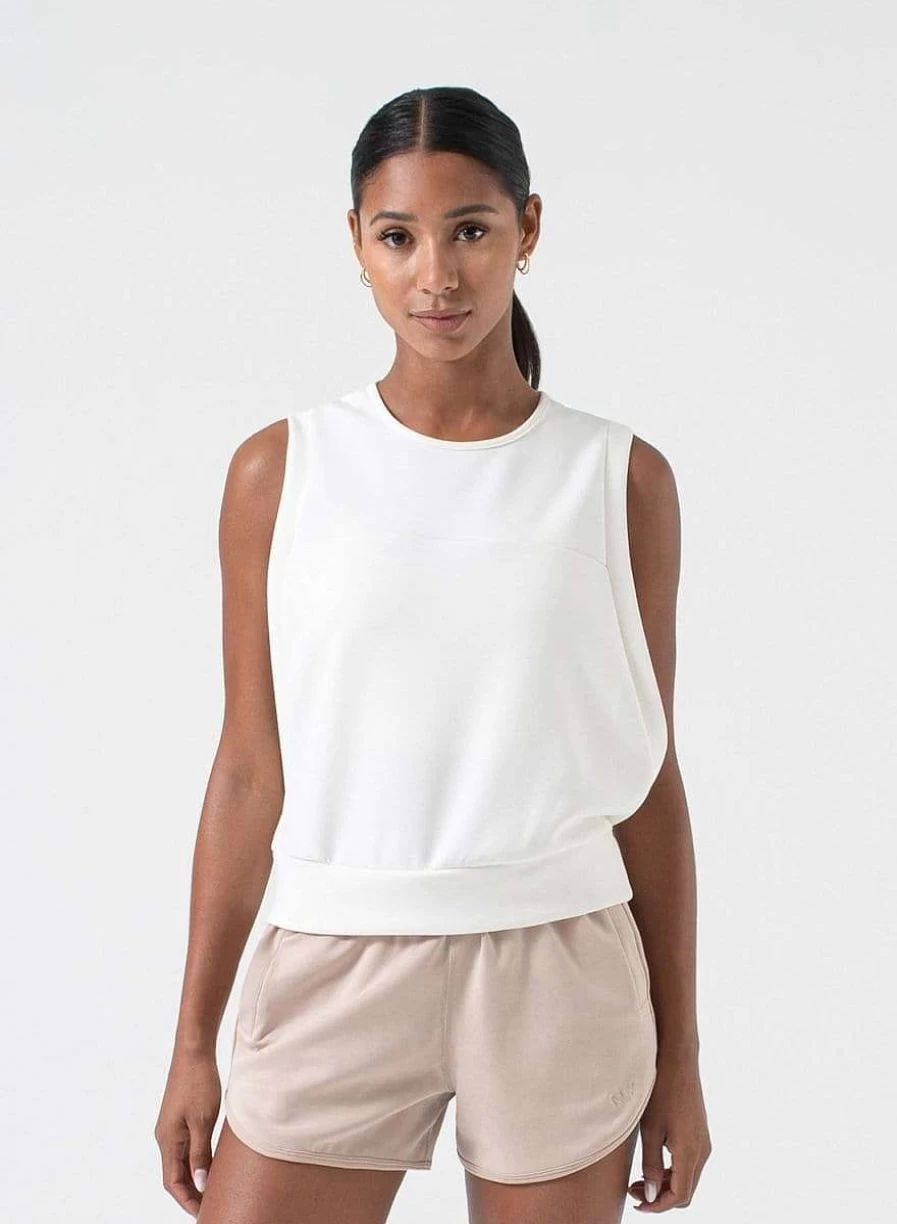 NUX Women's Slim Fit Fabric Vest - Lightweight Stylish Sleeveless Top for Casual Wear