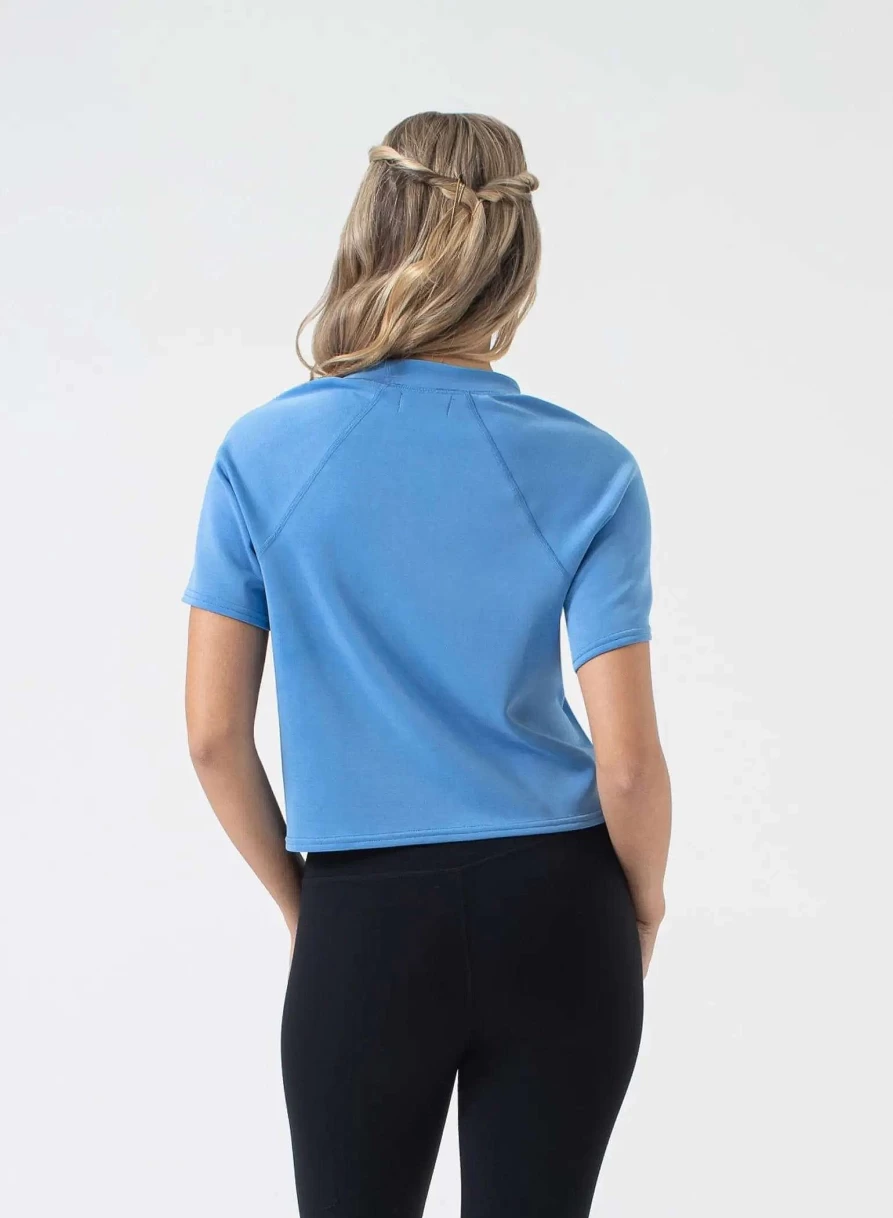 NUX Women's Sleek Fabric Tee - Soft Comfortable Stylish Basic T-Shirt
