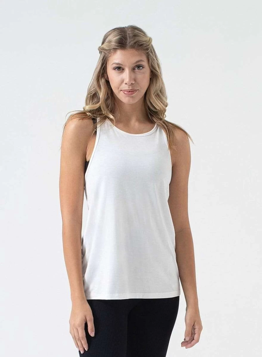 NUX Women's Chase Drape Tank Top - Stylish Casual Sleeveless Shirt for Women