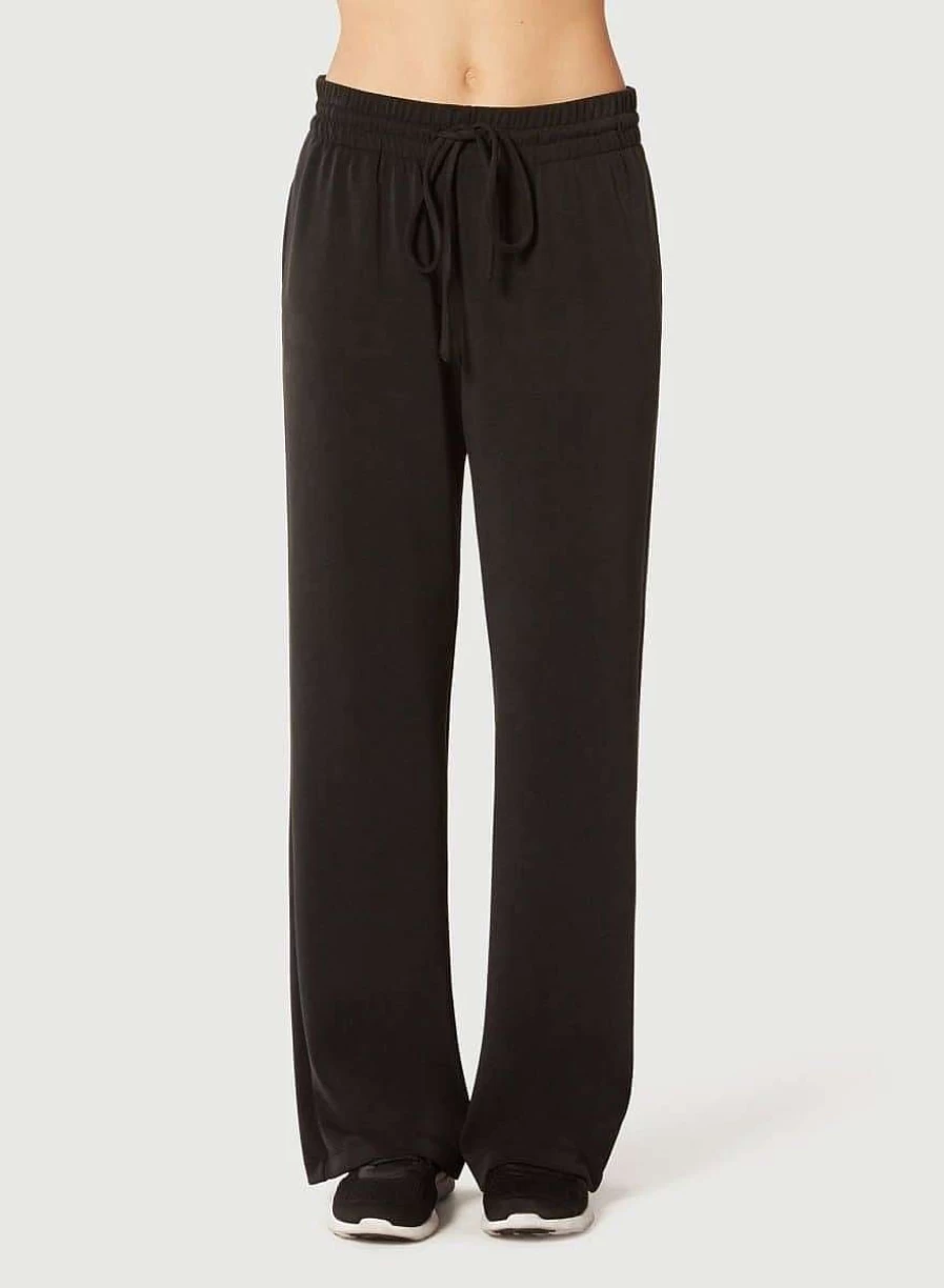 NUX Women's Sleek High-Waisted Fabric Pants - Comfortable Stretch Trousers for Casual & Office Wear