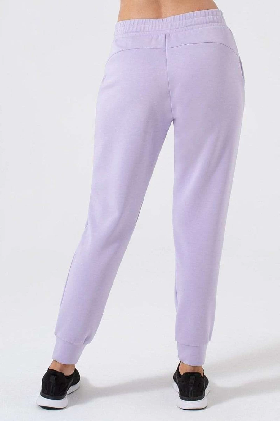 NUX Women's Sleek Fabric Riley Jogger - Comfortable High-Waist Lounge Pants for Casual Wear