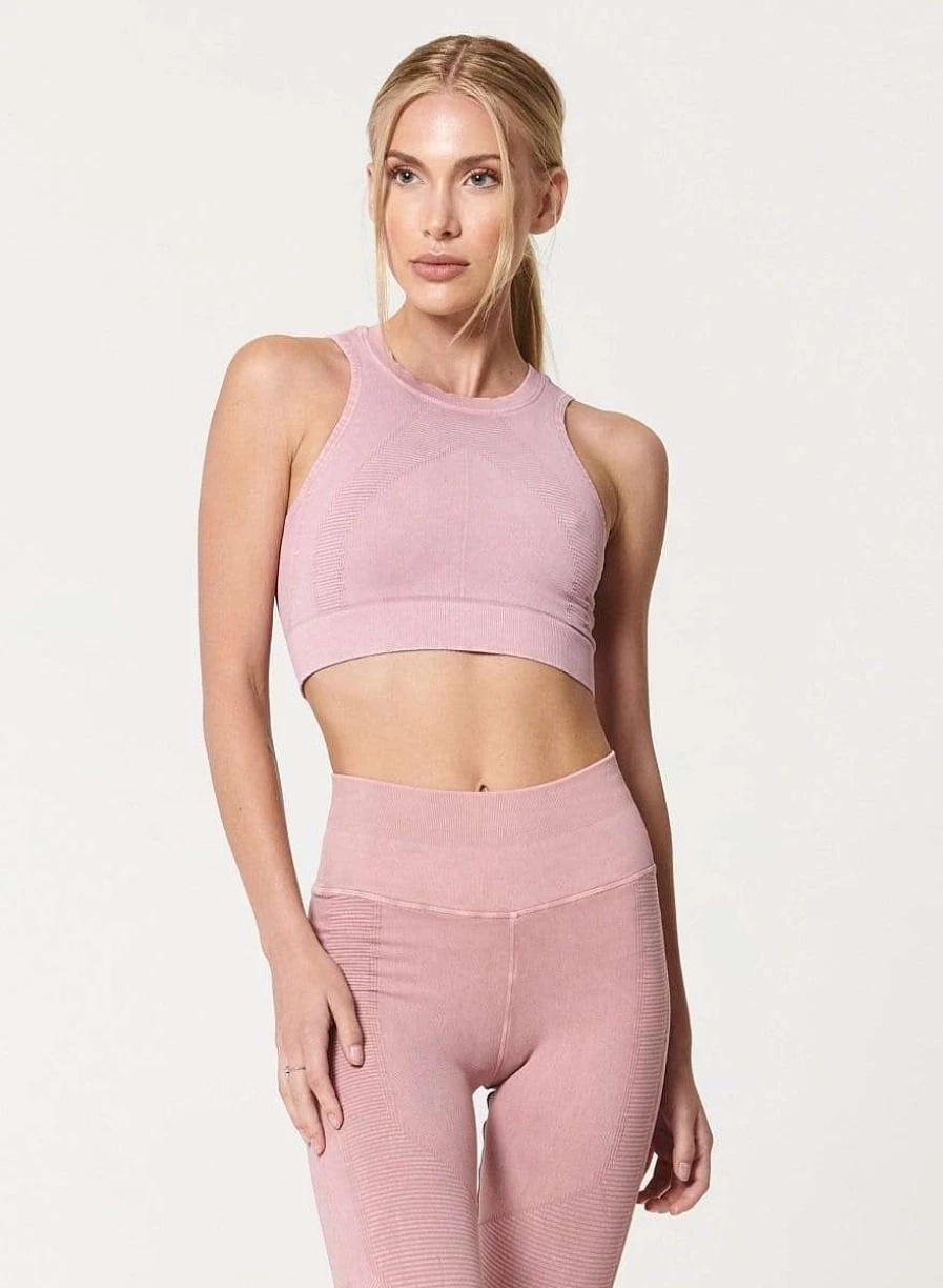 NUX Women's Body Engineered One By One Crop Top MW – Slim Fit Workout Shirt