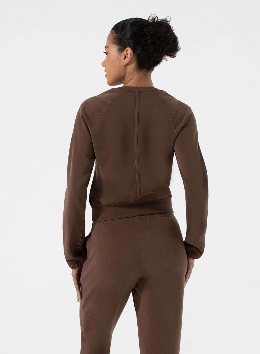 NUX Women's Marcie Sleek Long Sleeve Top - Soft Fabric Stylish Comfort