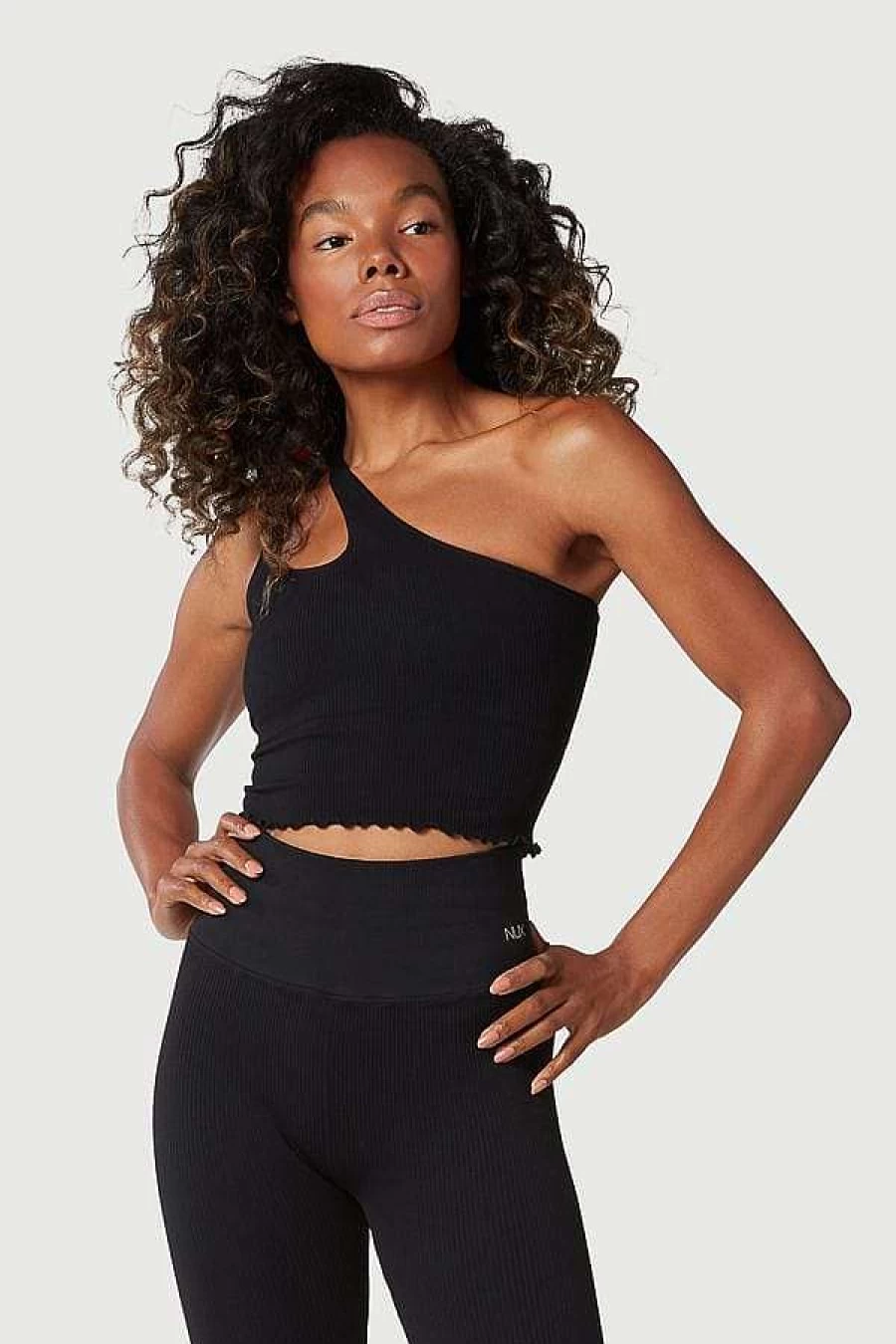 NUX Women's Elegant One Shoulder Frill Dress - Chic & Feminine Style