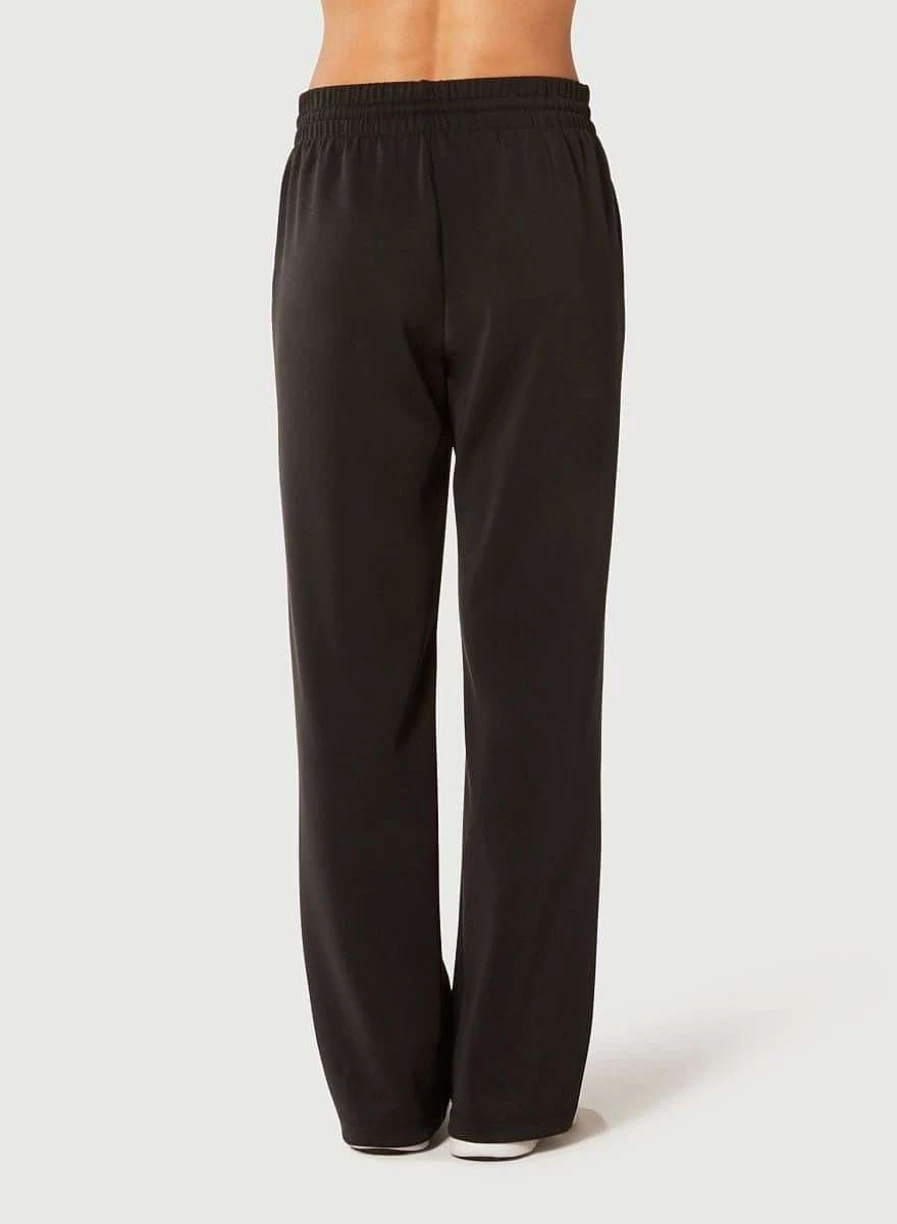 NUX Women's Sleek High-Waisted Fabric Pants - Comfortable & Stylish Trousers for Everyday Wear