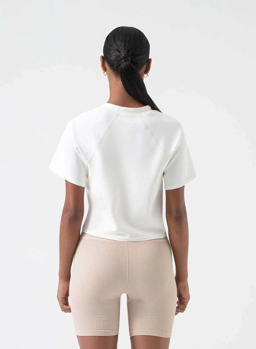 NUX Women's Sleek Fabric Tee - Soft Comfortable Stylish Basic T-Shirt