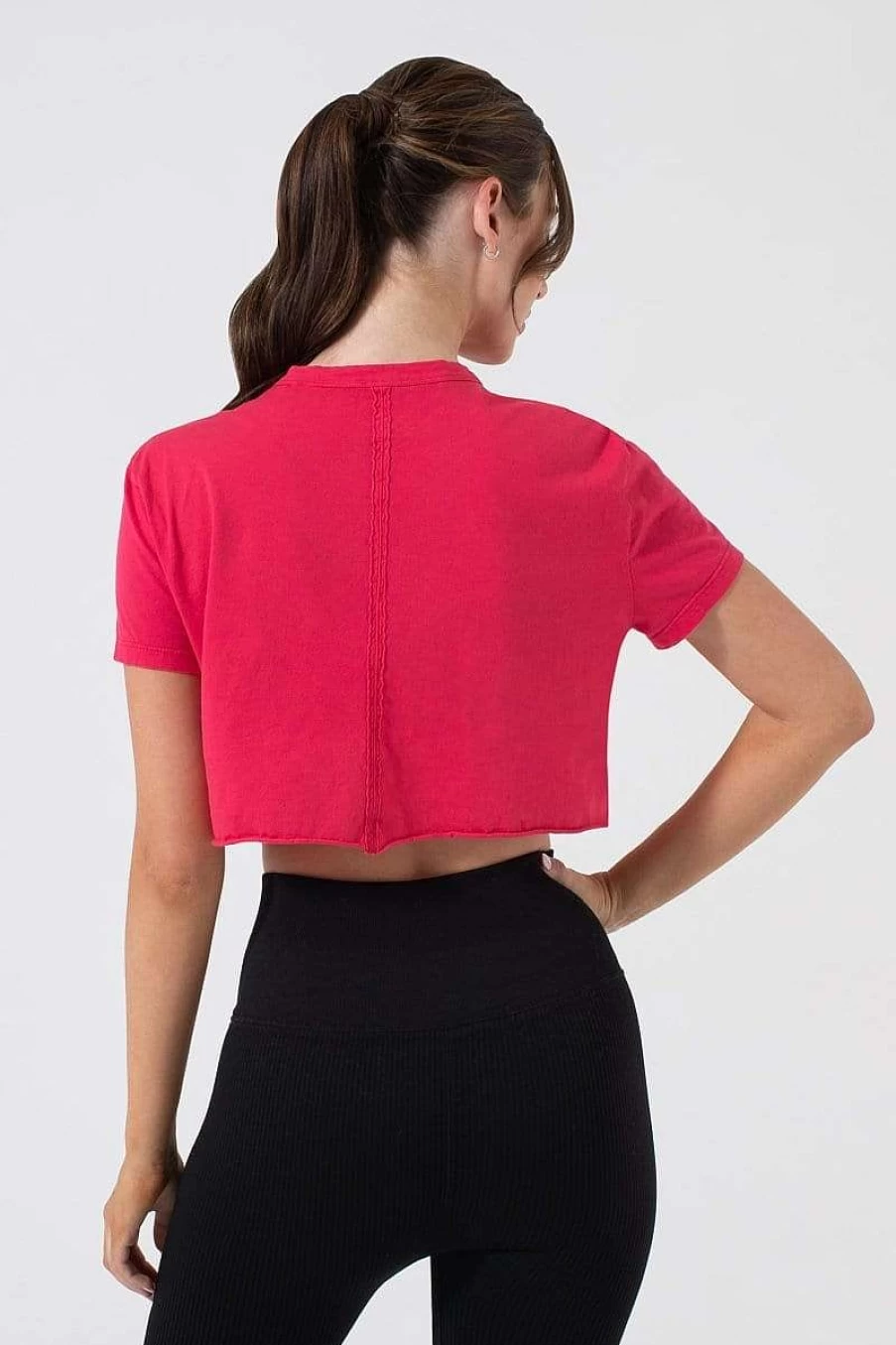 NUX Women's Rio Cropped Tee - Stylish Short Sleeve Top for Women